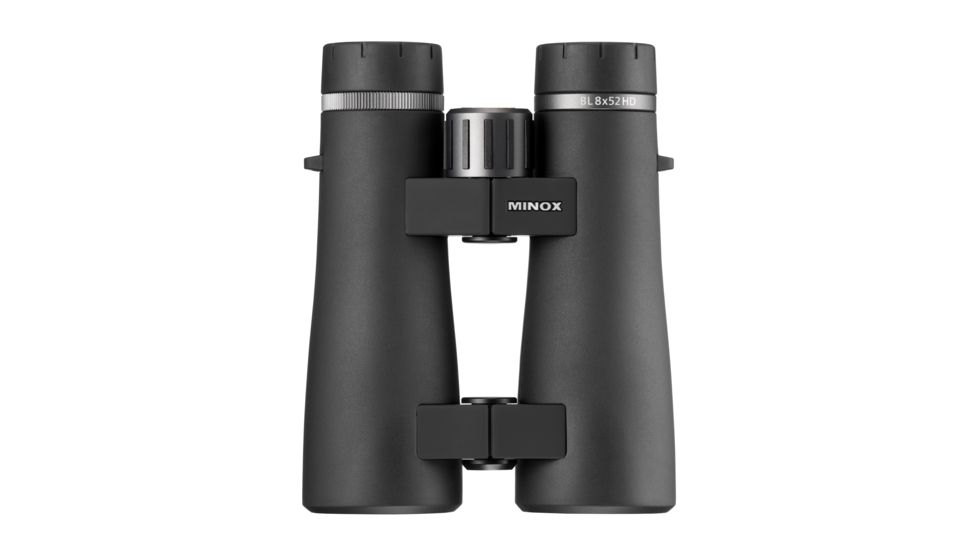 Minox Comfort Bridge BL HD 8x52 BR Full Size Waterproof Binocular, Black 62050