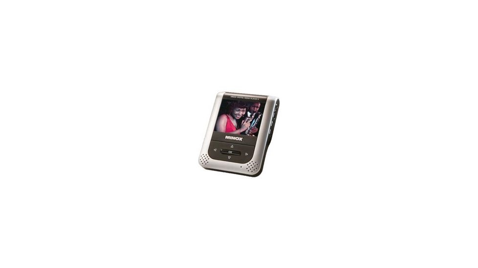 Minox DMP-4 Media Player with Built-in 2 GB Flash Memory, MP3/Movie Player&amp; JPEG Viewer w/ 2.5'' LCD Display 61606
