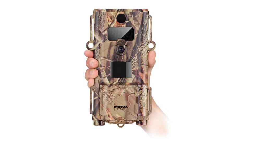 Demo,Minox DTC 400 Slim Trail Camera, Camo, 4.5in.X 8.3in.X1in. 60707