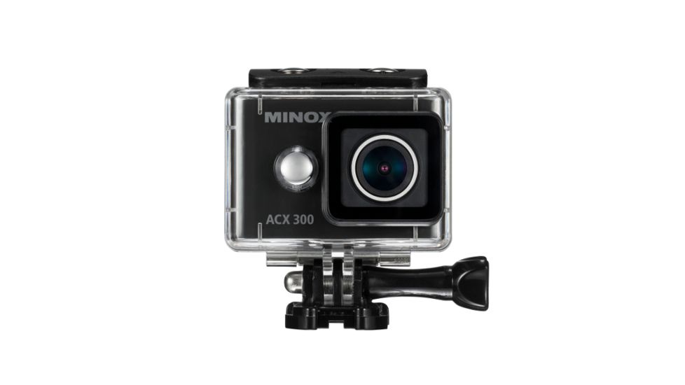 MINOX ACX 300 WiFi Action Camera, Black, 61610