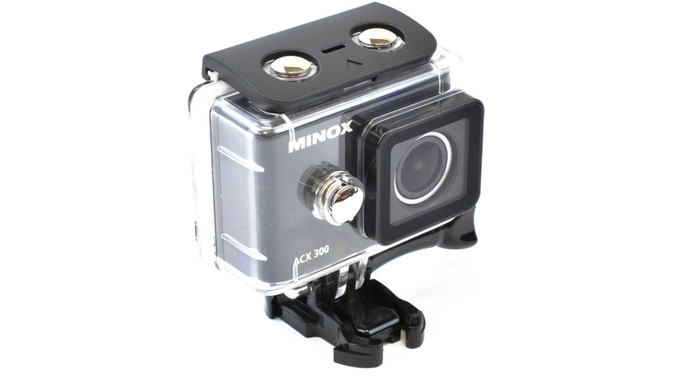 MINOX ACX 300 WiFi Action Camera, Black, 61610