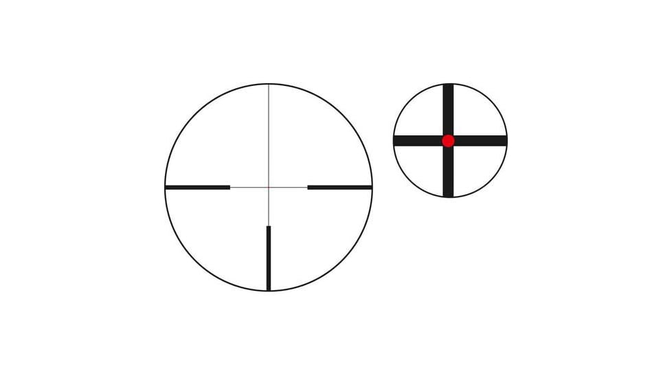 Minox Rifle Scope, 1-5x24mm, 30mm Tube, Illuminated, 30 mm, 10024