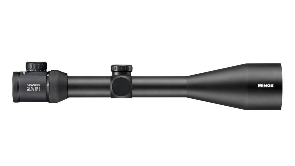 Minox ZA 5i HD 5-25x56 SF Rifle Scope w/ Illuminated Plex Reticle, Black 66476