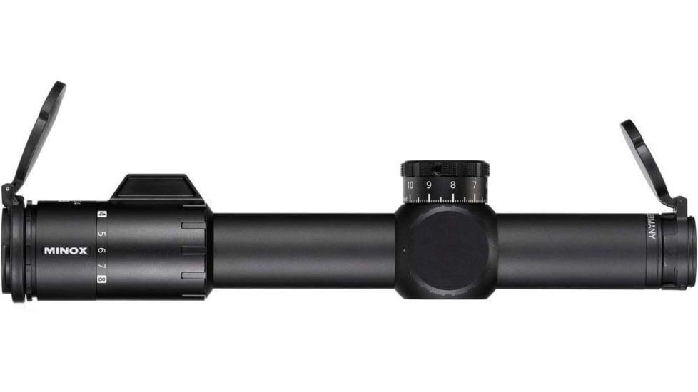 Minox ZP8 Rifle Scope,1-8x24mm, 34mm Tube, MR10+ Reticle, 34 mm, 66590