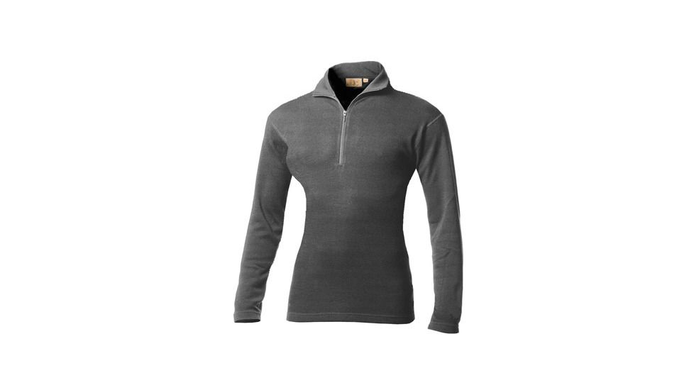 Minus 33 Sequoia Mid-Weight 1/4 Zip - Womens-Charcoal Grey Heather-Large