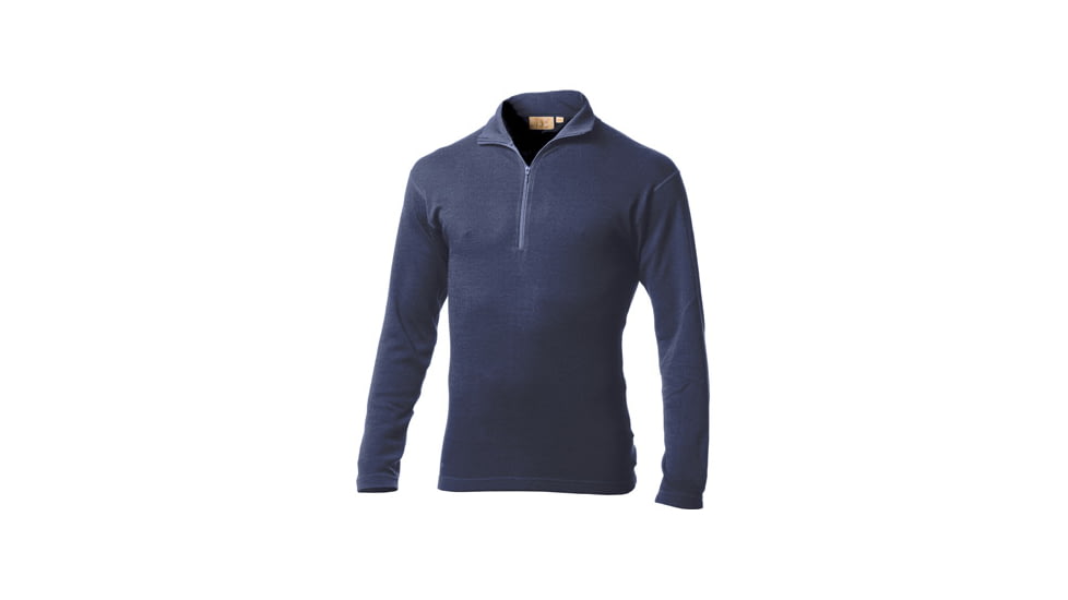 Minus33 Isolation Mid-Weight 1/4 Zip - Men's-Denim Heather-Small