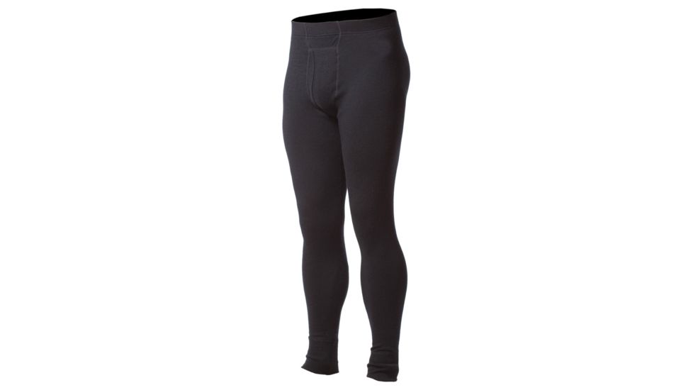 Minus33 Kancamagus Midweight Wool Bottom, Black, X-Small 706XS