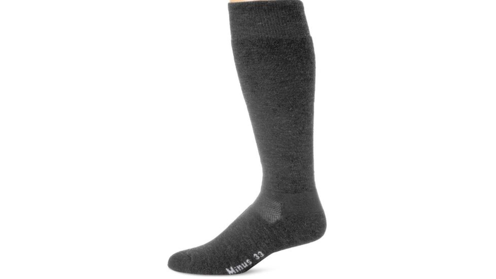 Minus33 Merino Ski and Snowboard Sock, Grey, Medium, 905GHM