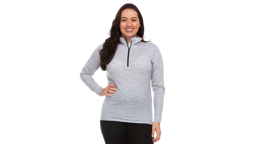 Minus33 Merino Wool Clothing Microweight - Womens Wool 1/4 Zip Woolverino, woolverino-womens-wool-1-4-zip-micro-weight