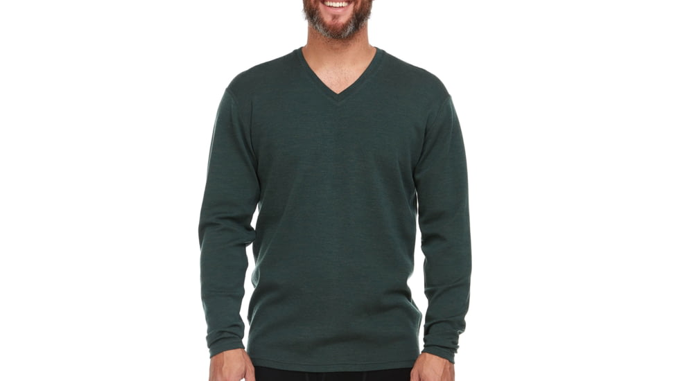 Minus33 Merino Wool Clothing Midweight - Mens Long Sleeve V-Neck 100% Merino Wool, mens-long-sleeve-v-neck-midweight