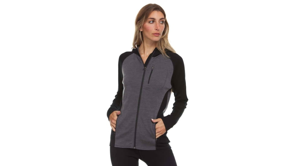 Minus33 Merino Wool Clothing Midweight - Womens Full Zip Hoodie Woolverino, trailbreaker-womens-midweight-full-zip-hoodie