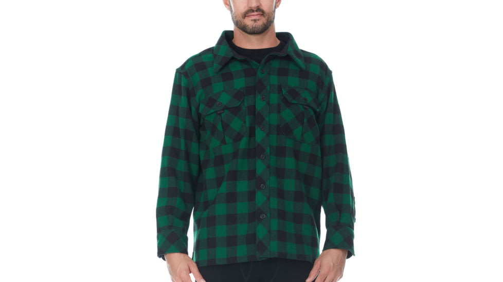 Minus33 Merino Wool Clothing Sportsman Guide Shirt White Mountain Woolen, white-mountain-sportsman-shirt-expedition