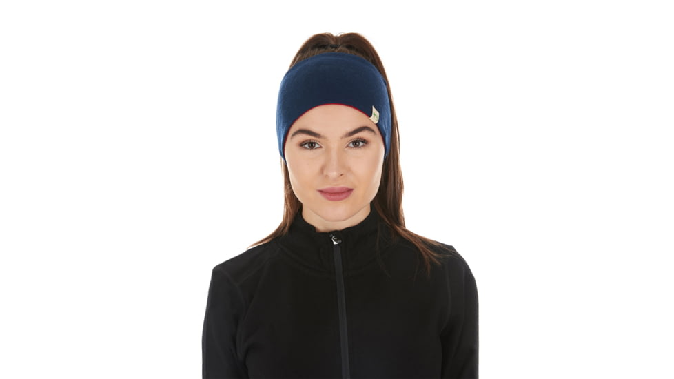 Minus33 Midweight Wool Reversible Headband, Navy, One Size, 3594NVTR