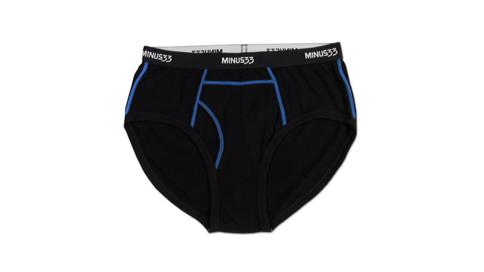 Minus33 Moab Lightweight Wool Brief, Azure Blue, Small, 1113TABS