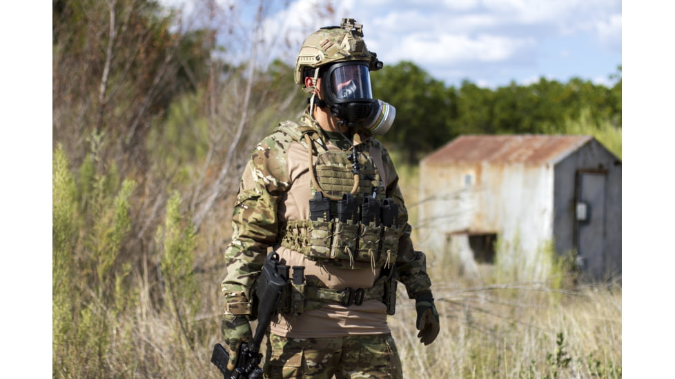 MIRA Safety CM-6M Tactical Gas Mask /no Drinking System, Black, Medium, CM6S