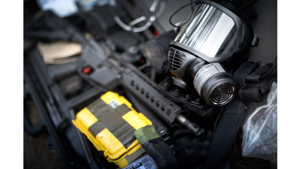 MIRA Safety CM-6M Tactical Gas Mask /no Drinking System, Black, Medium, CM6S