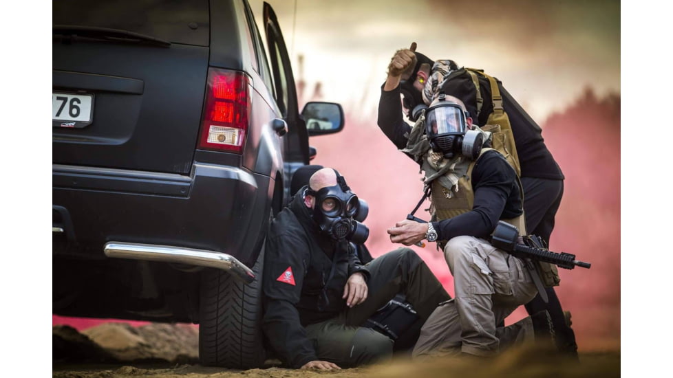 MIRA Safety CM-6M Tactical Gas Mask /no Drinking System, Black, Medium, CM6S