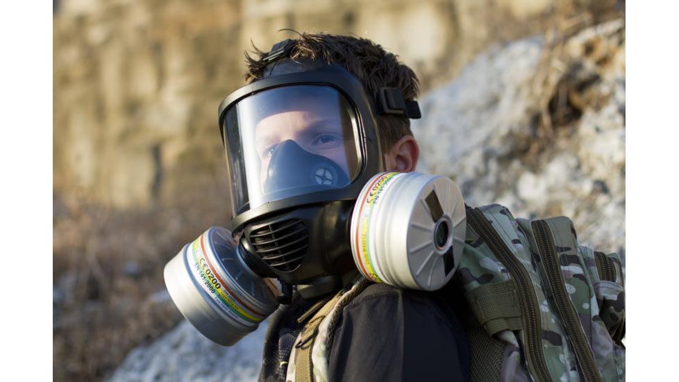 MIRA Safety CM-6M Tactical Gas Mask /no Drinking System, Black, Medium, CM6S