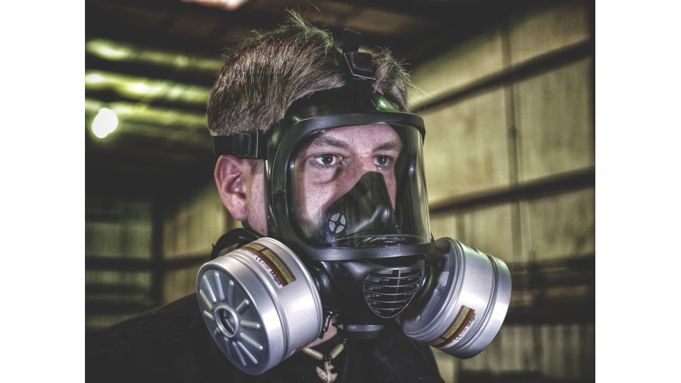 MIRA Safety CM-6M Tactical Gas Mask /no Drinking System, Black, Medium, CM6S