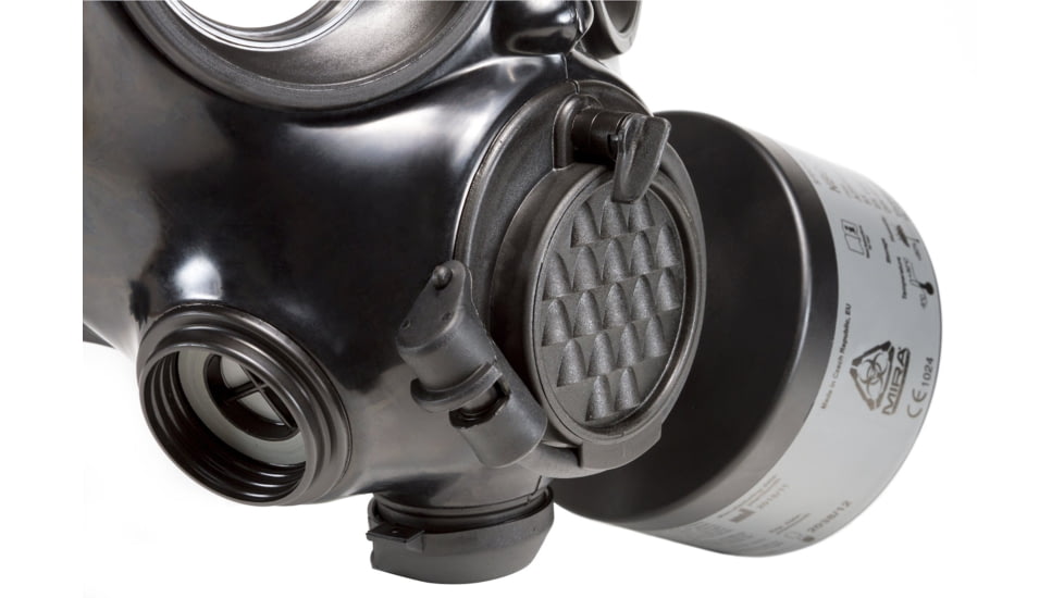 MIRA Safety CM-7M Military Gas Mask, Black, Small, CM7M1, EDEMO1