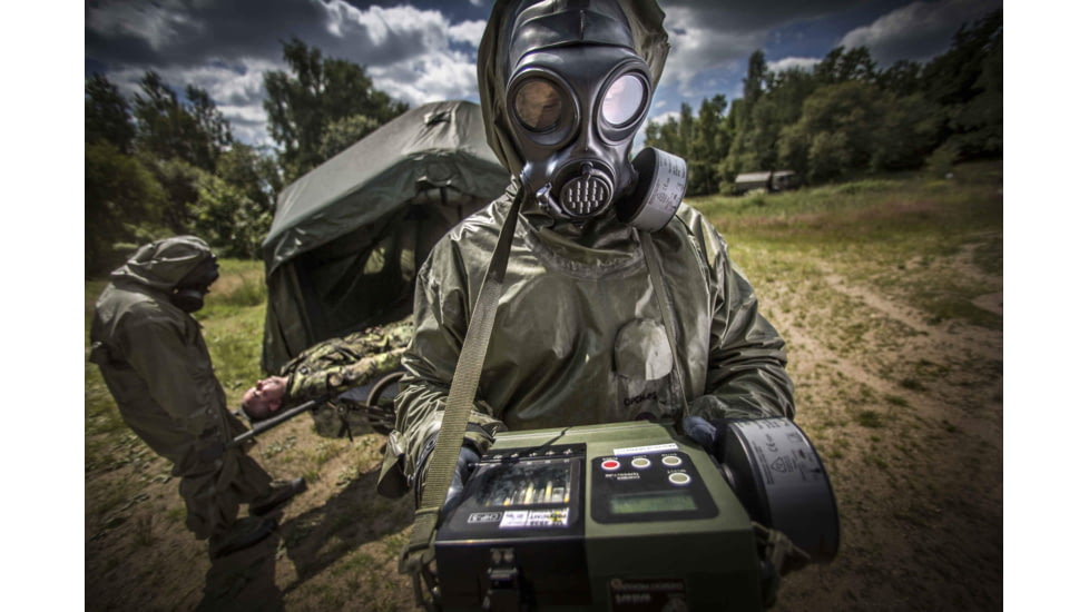 MIRA Safety CM-7M Military Gas Mask, Black, Small, CM7M1, EDEMO1