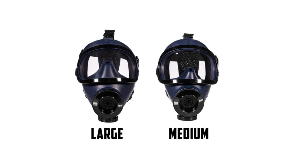 MIRA Safety MD-1 Kids Gas Mask, Navy Blue, Medium, MD1-01