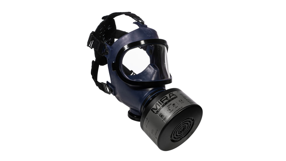 MIRA Safety MD-1 Kids Gas Mask, Navy Blue, Medium, MD1-01