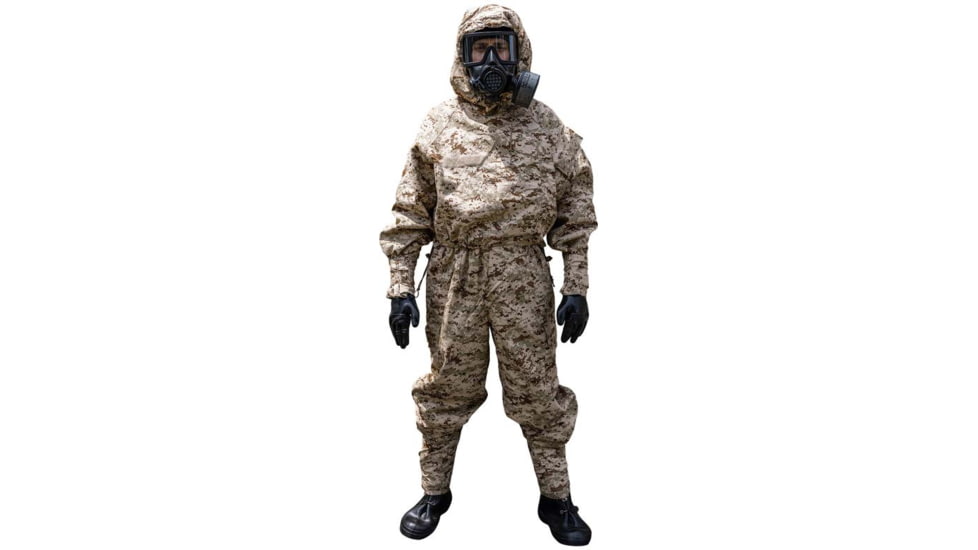 MIRA Safety MOPP-1 CBRN Protective Suit, Desert Digital Camouflage, Large/Extra Large, MOPP-1-2
