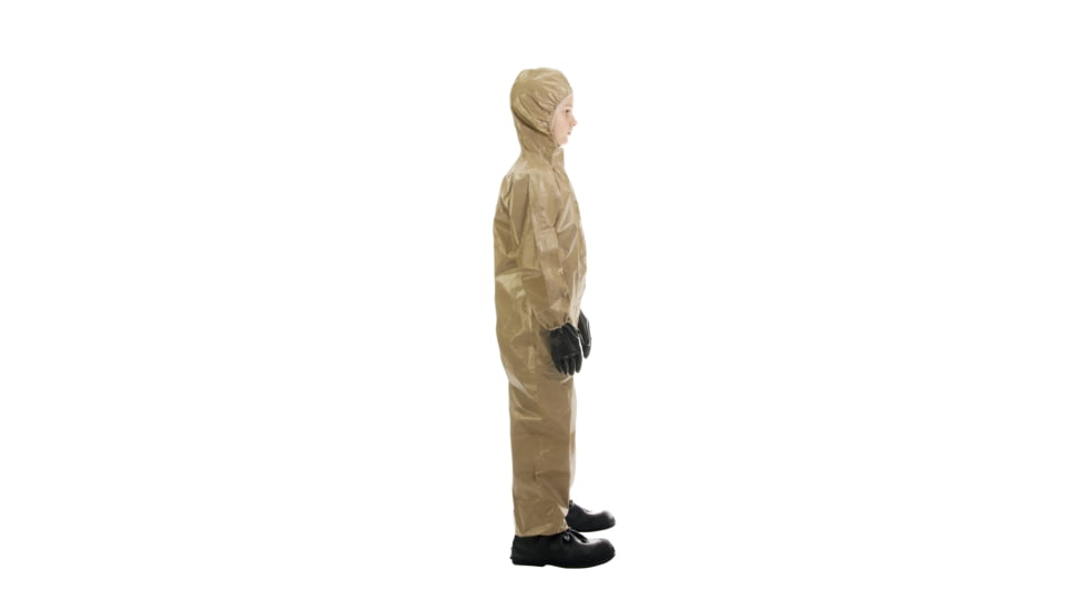 MIRA Safety Protective CBR Hazmat Suit - Kids, Yellow, Small/Medium, HAZSUITSMMD