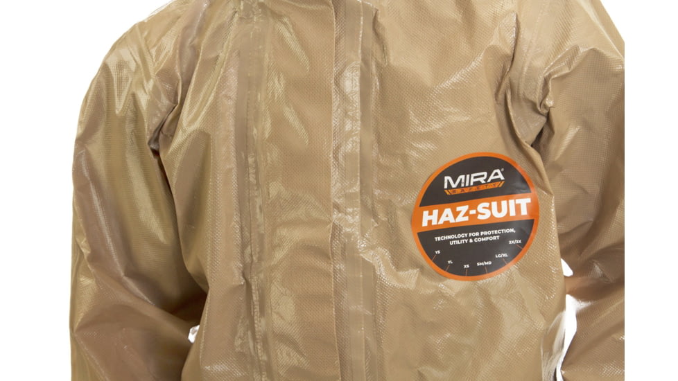 MIRA Safety Protective CBR Hazmat Suit - Kids, Yellow, Small/Medium, HAZSUITSMMD