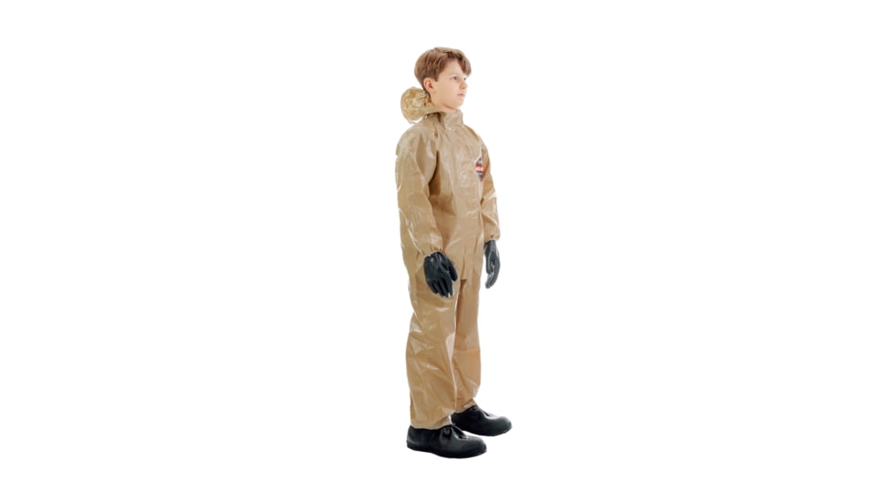 MIRA Safety Protective CBR Hazmat Suit - Kids, Yellow, Small/Medium, HAZSUITSMMD