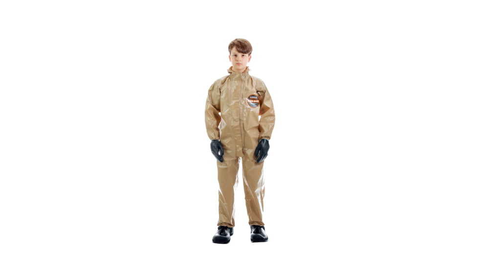 MIRA Safety Protective CBR Hazmat Suit - Kids, Yellow, Small/Medium, HAZSUITSMMD