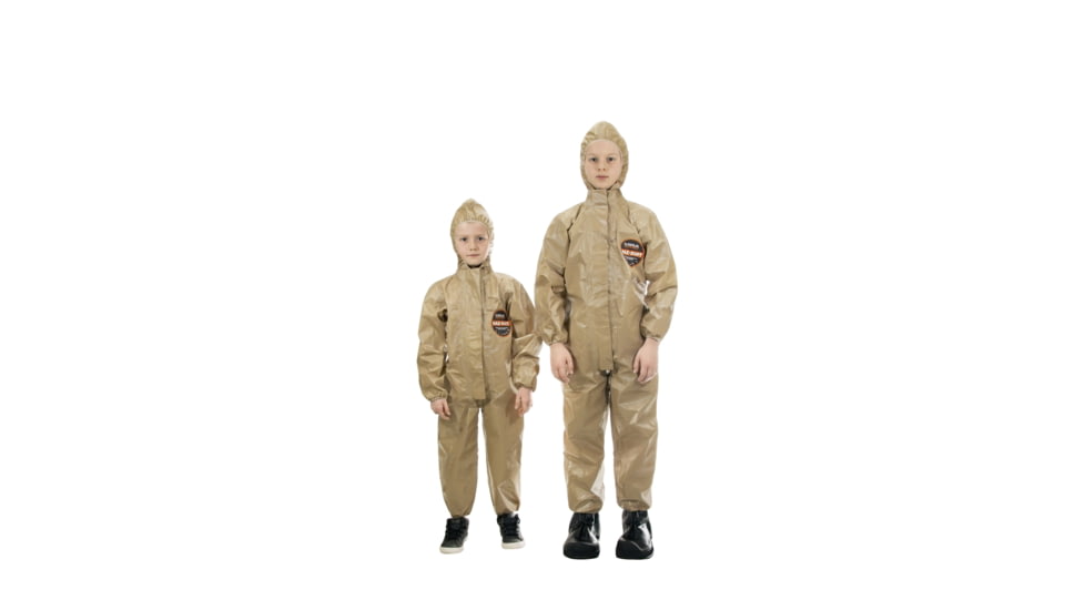 USED MIRA Safety Protective CBR Hazmat Suit - Kids, Yellow, Large/Extra Large, HAZSUITLGXL, EDEMO1