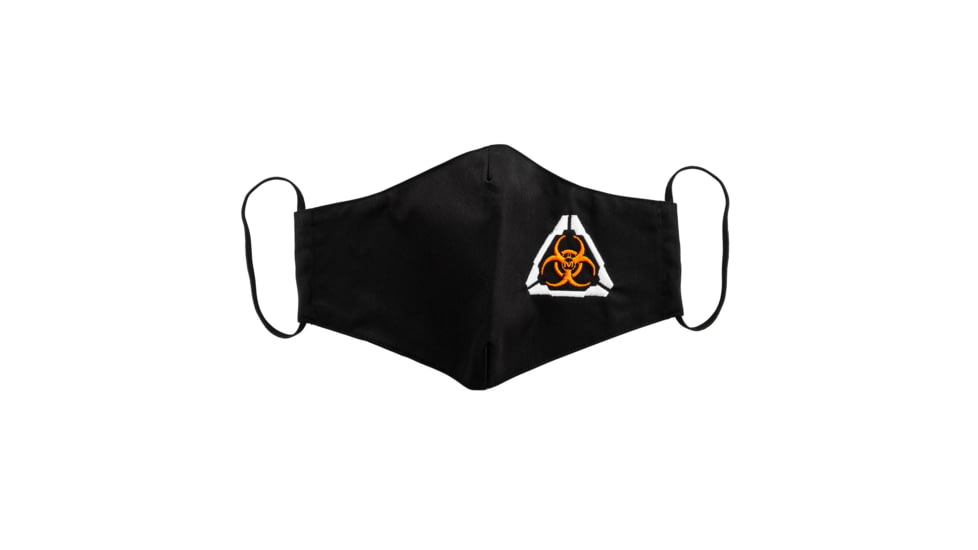 MIRA Safety Protective Face Mask Kit w/Silverplus Biocidal Technology, Black, Medium, PROMASK1