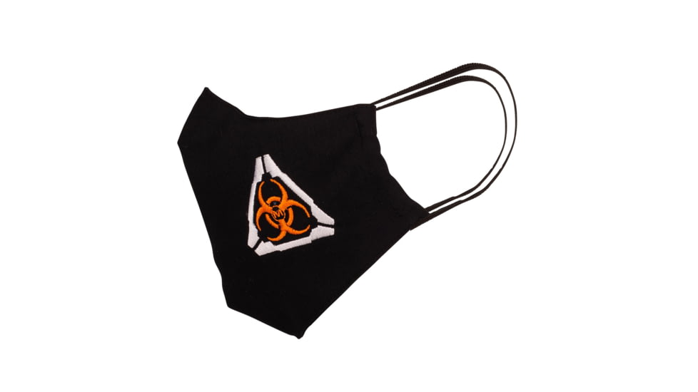 MIRA Safety Protective Face Mask Kit w/Silverplus Biocidal Technology, Black, Medium, PROMASK1