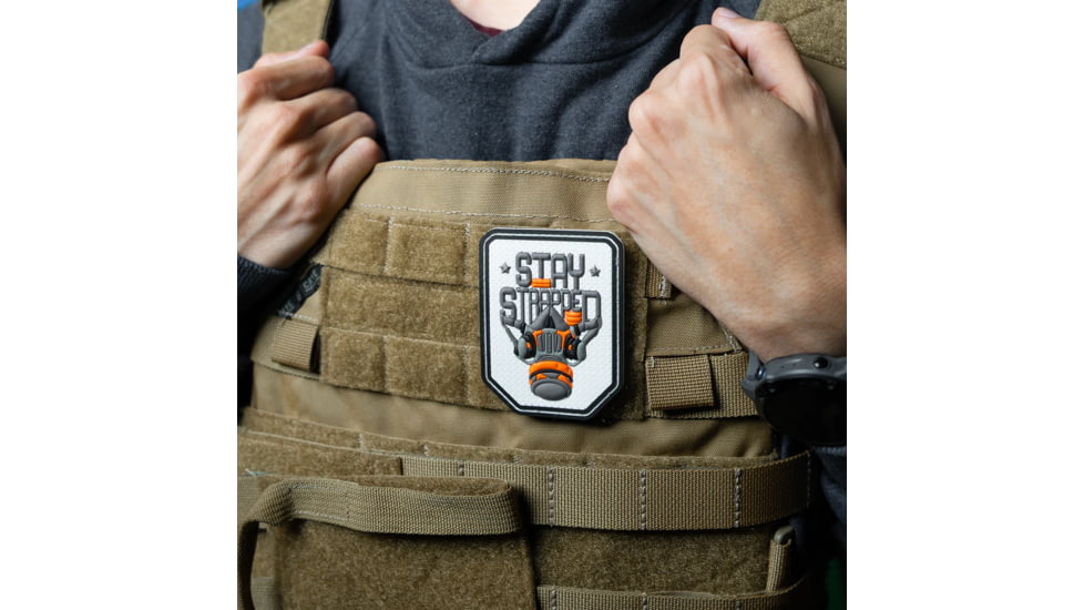 MIRA Safety Stay Stapped PVC Morale Patch, Multi, One Size, STAYSTRAPPEDPATCH