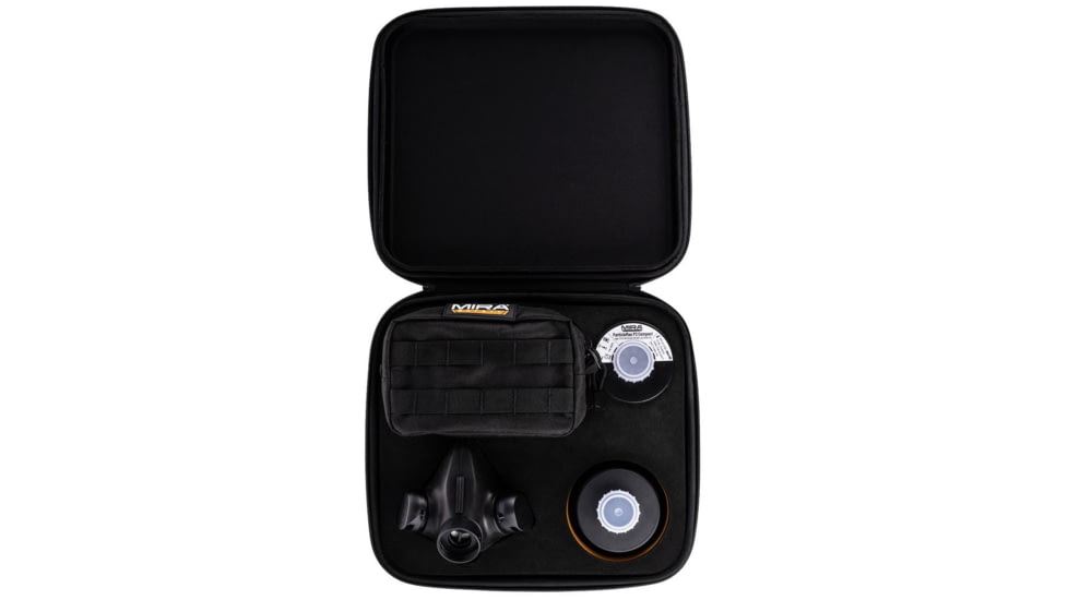 MIRA Safety TAPR Tactical Air-Purifying Respirator Mask, Standard Kit, Black, TAPRKIT-1