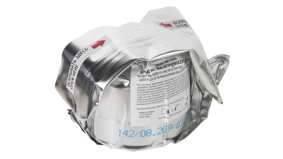 MIRA Safety VK-450 CO/CBRN Filter Cartridges, Green, None, VK450