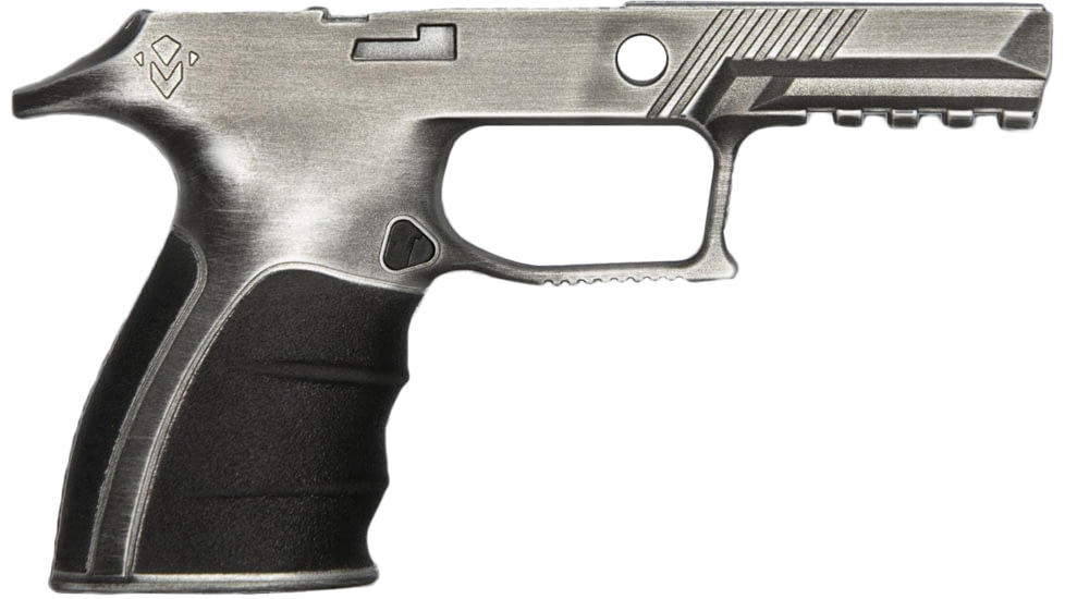 Mirzon Enhanced Grip Module, SIG Sauer P320, Distressed Steel, MRZNEG2-DS