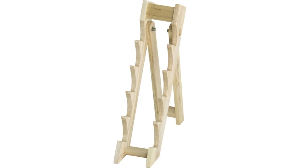 Miscellaneous Countertop Display Sd, Stands Approximately 10 1/8in High, Light Brown Wood Construction, Holds Five Knives, MI162