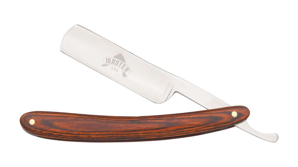 Miscellaneous Razor Folding Knife,6.375in closed,440 Stainless Blade ,Brown Wood Handle M3215