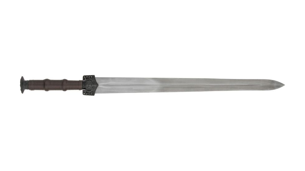 Miscellaneous Sword of the Dragon,20in,Double Edge Stainless Blade,Imitation Leather Wrapped Handle M3515