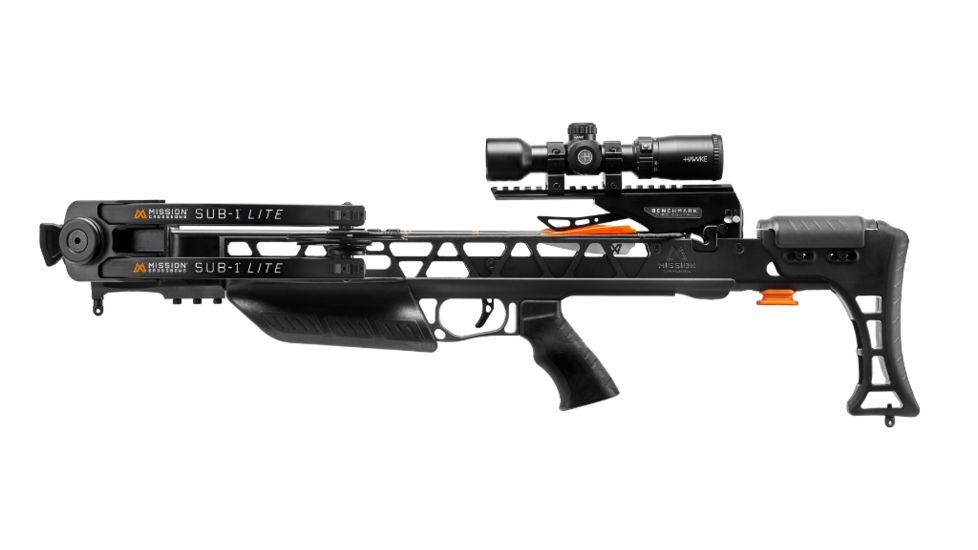 Mission Crossbows Sub-1 Lite Pro Kit Black, Black, XK036