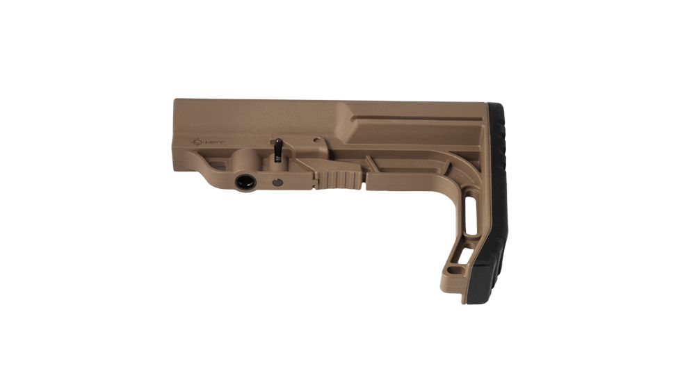 Mission First Tactical Battlelink Minimalist Stock Military For Mil Spec Size 1.148 Diameter Receiver Extensions Scorched Dark Earth