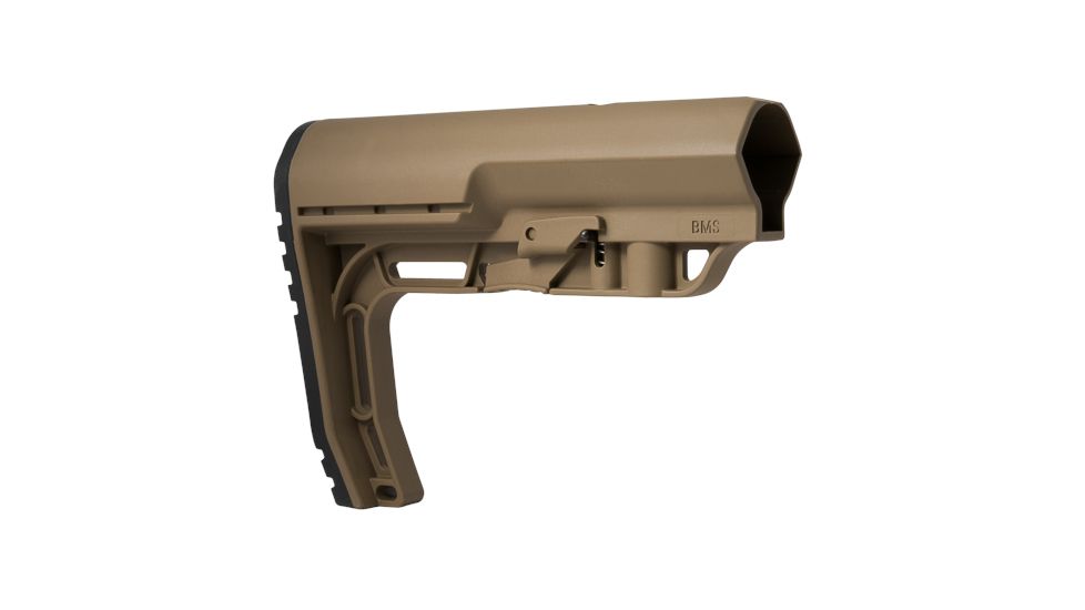 Mission First Tactical Battlelink Minimalist Stock Military For Mil Spec Size 1.148 Diameter Receiver Extensions Scorched Dark Earth