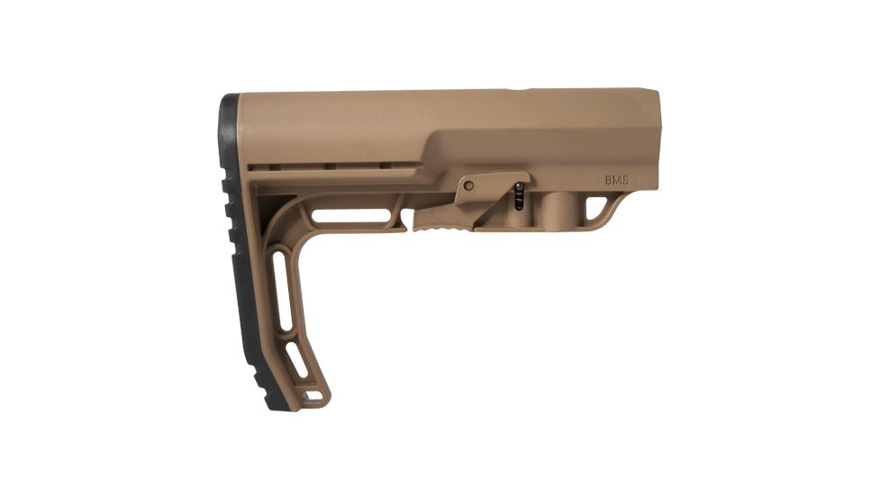 Mission First Tactical Battlelink Minimalist Stock Military For Mil Spec Size 1.148 Diameter Receiver Extensions Scorched Dark Earth