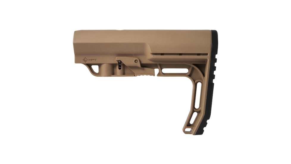 Mission First Tactical Battlelink Minimalist Stock Military For Mil Spec Size 1.148 Diameter Receiver Extensions Scorched Dark Earth