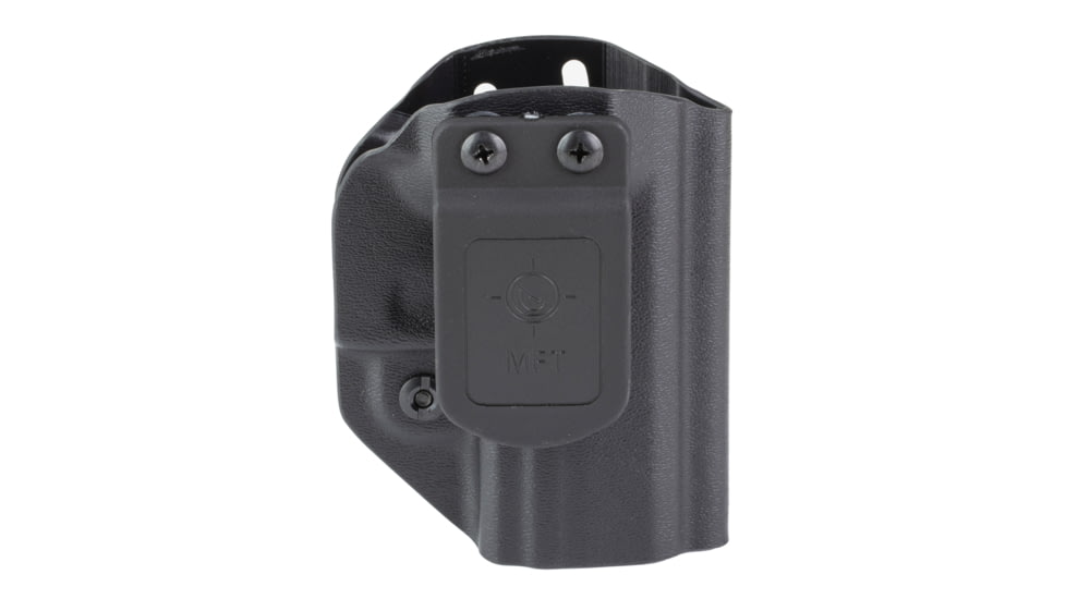 Mission First Tactical AIWB/OWB Series, Appendix/Inside/Outside Waistband Holster, Fits Canik METE MC9, Boltaron, Black, Ambidextrous, Includes 1&quot; Belt Clip, HCKMC9AIWBA-BL