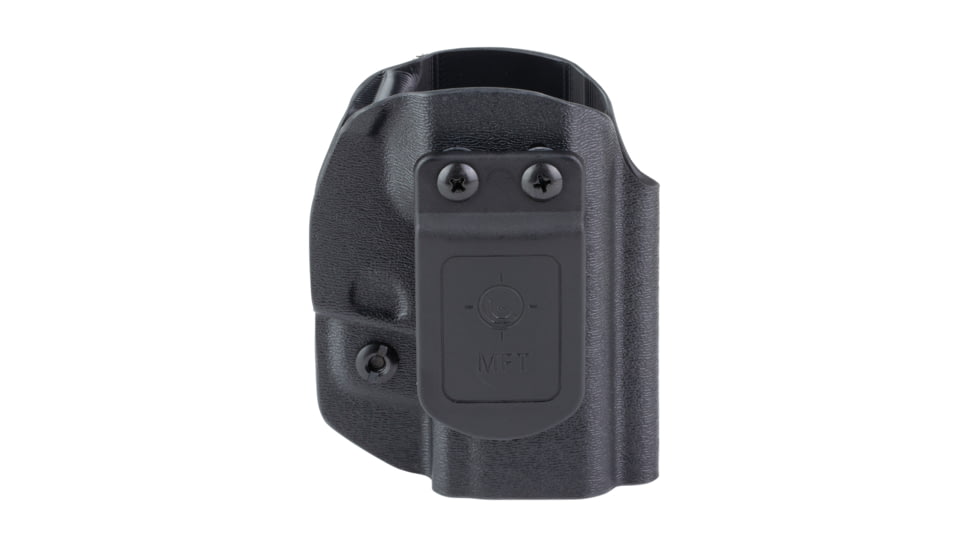 Mission First Tactical AIWB/OWB Series, Appendix/Inside/Outside Waistband Holster, Fits H&amp;K CC9, Boltaron, Black, Ambidextrous, Includes 1" Belt Clip, HHKCC9AIWBA-BL