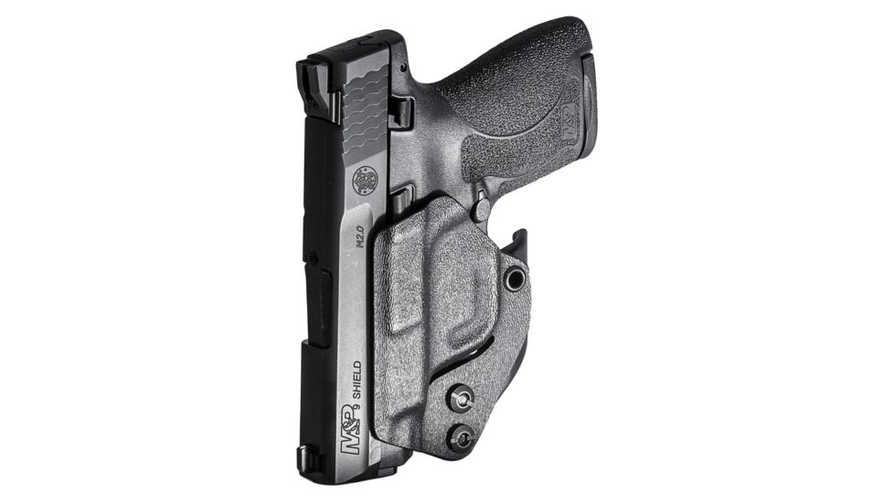 Mission First Tactical Minimalist IWB Holster Smith &amp; Wesson M&amp;P Shield 1.0 &amp; 2.0 9mm/.40 Cal, Ambidextrous, Black, H2SWSHAIWBM